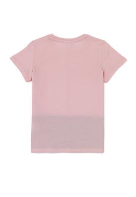 Çocuk Pudra Bisiklet Yaka Tişört - 50247344058