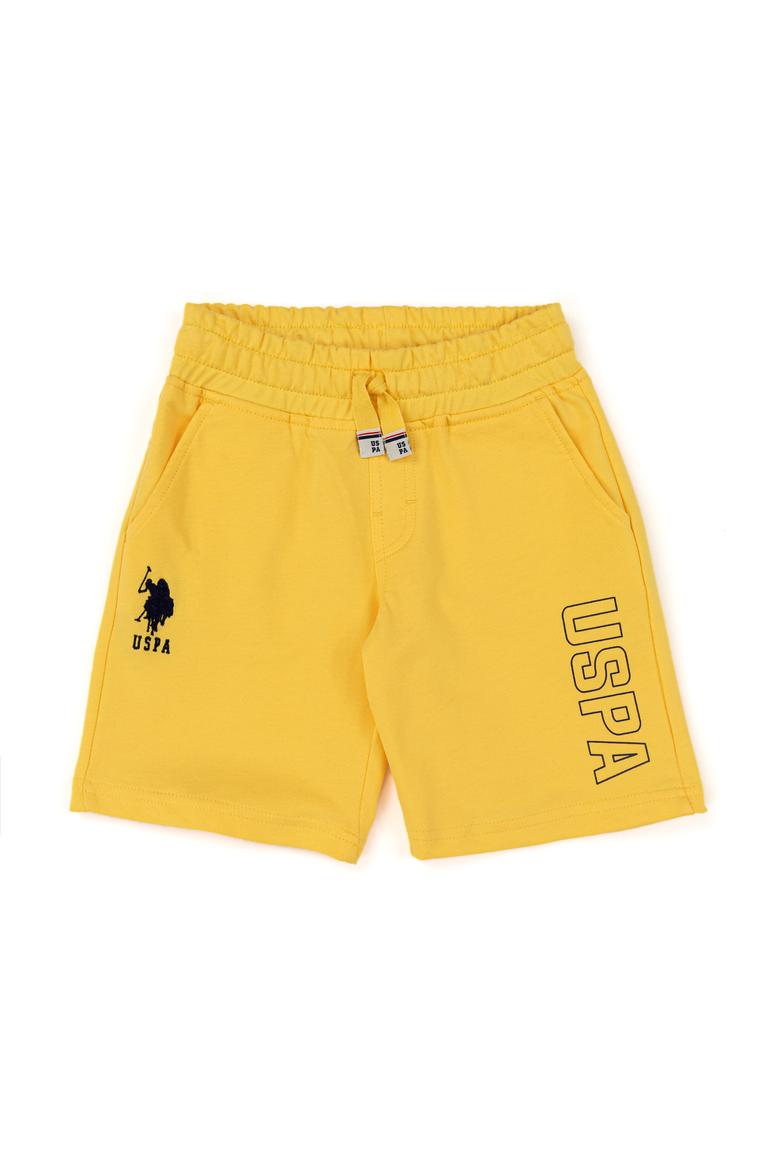 Çocuk Açık Sarı Örme Şort