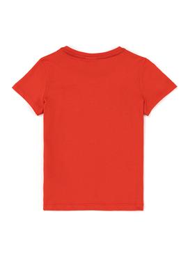 Çocuk Kırmızı Bisiklet Yaka Tişört - 50248206103