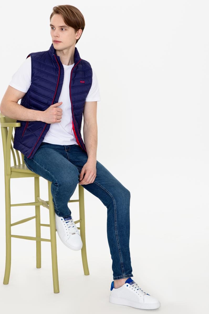 Erkek Lacivert Yelek