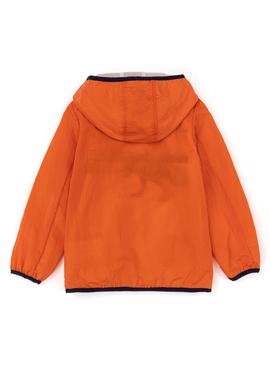 Erkek Çocuk Turuncu Kapüşonlu Mont - 50245390014