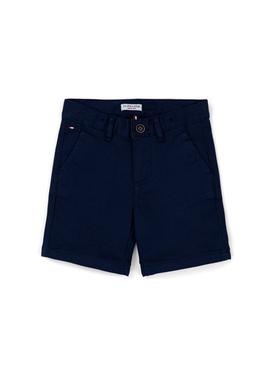 Erkek Çocuk Lacivert Dokuma Şort - 50254445006