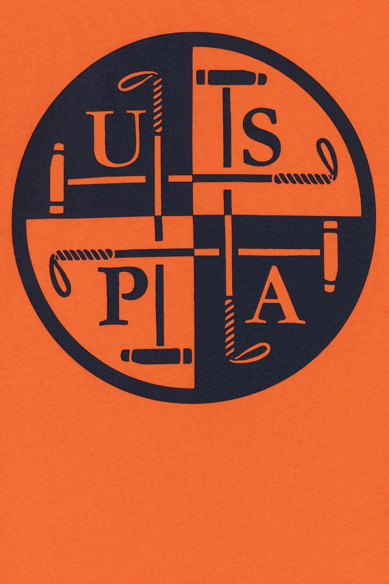 Erkek Çocuk Turuncu Bisiklet Yaka Tişört - 50247336108