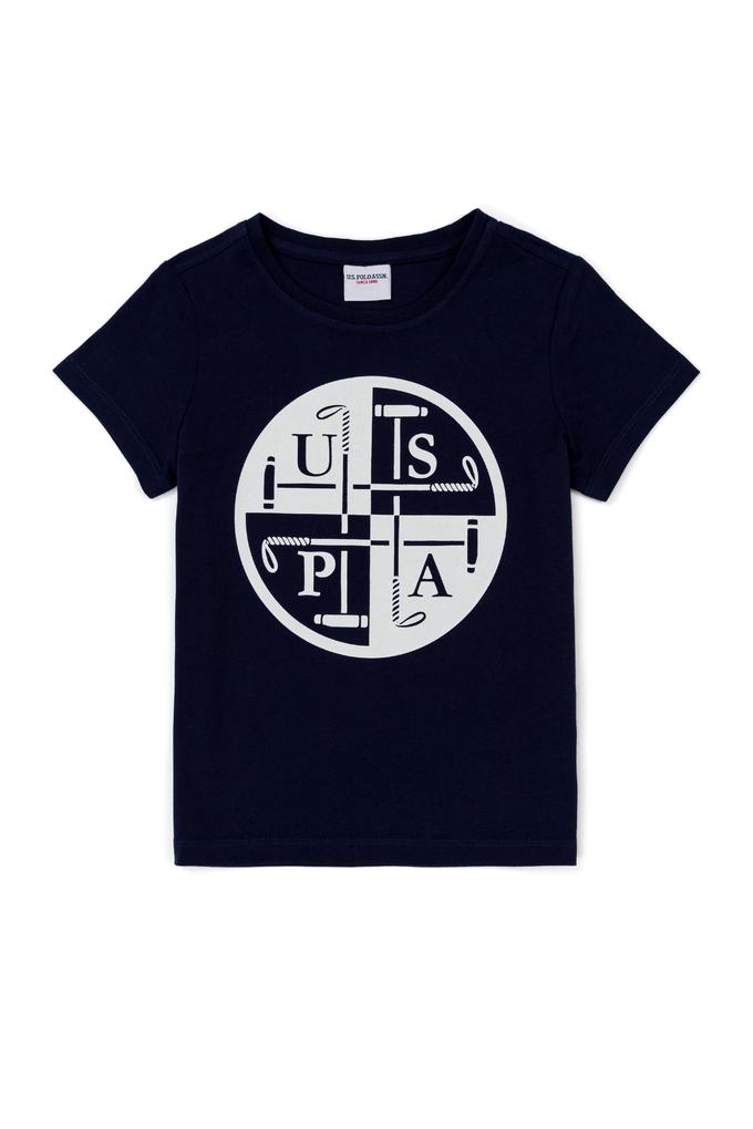 Çocuk Lacivert Bisiklet Yaka Tişört