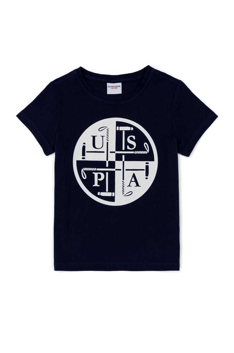 Çocuk Lacivert Bisiklet Yaka Tişört