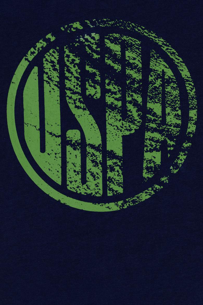 Çocuk Lacivert Bisiklet Yaka Tişört - 50247353017