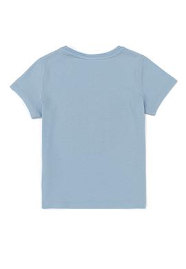 Çocuk Açık Mavi Bisiklet Yaka Tişört - 50247353035