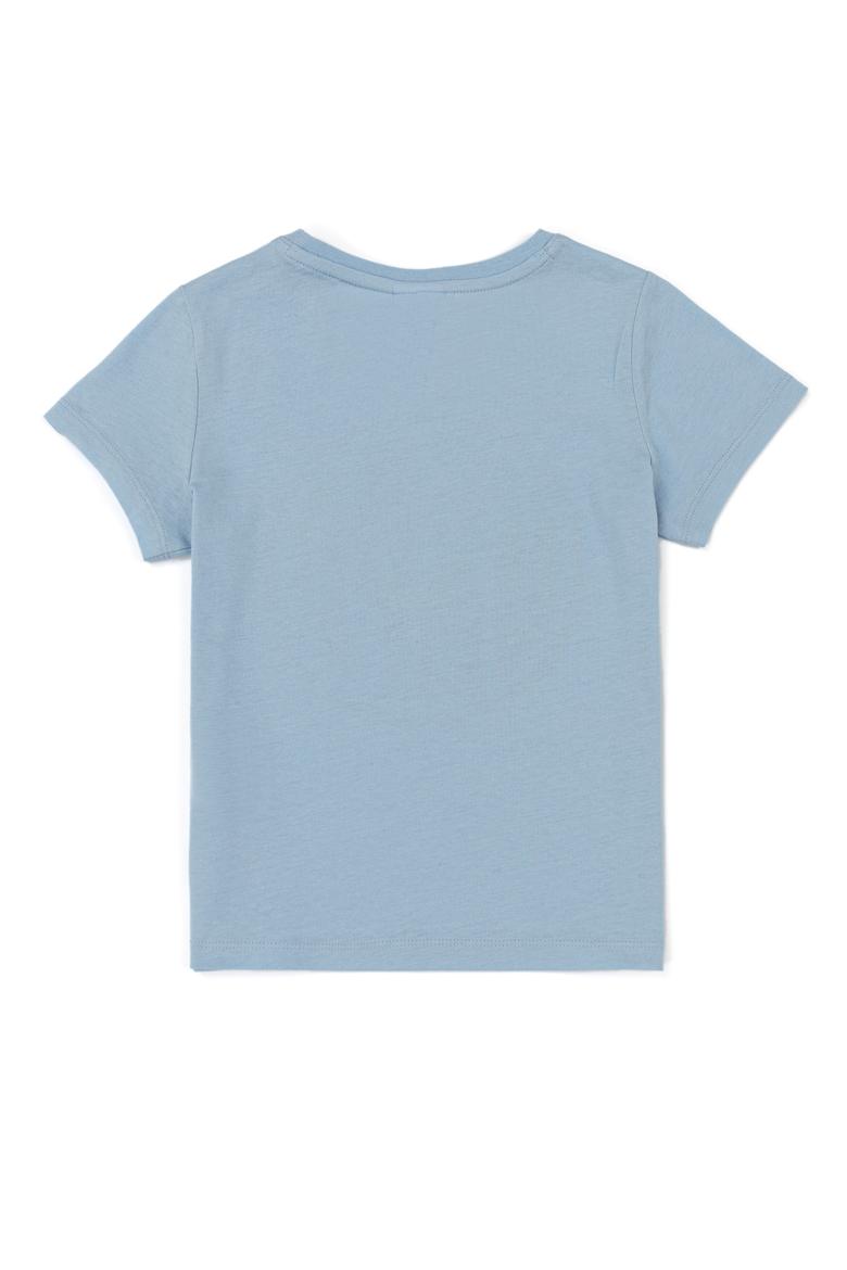 Çocuk Açık Mavi Bisiklet Yaka Tişört - 50247353035