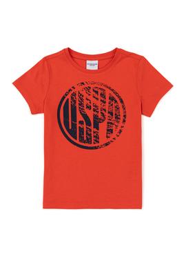 Çocuk Kırmızı Bisiklet Yaka Tişört - 50247353103
