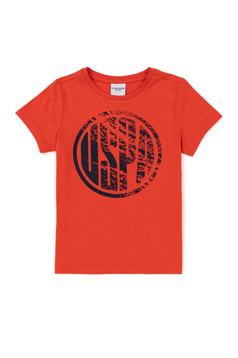 Çocuk Kırmızı Bisiklet Yaka Tişört