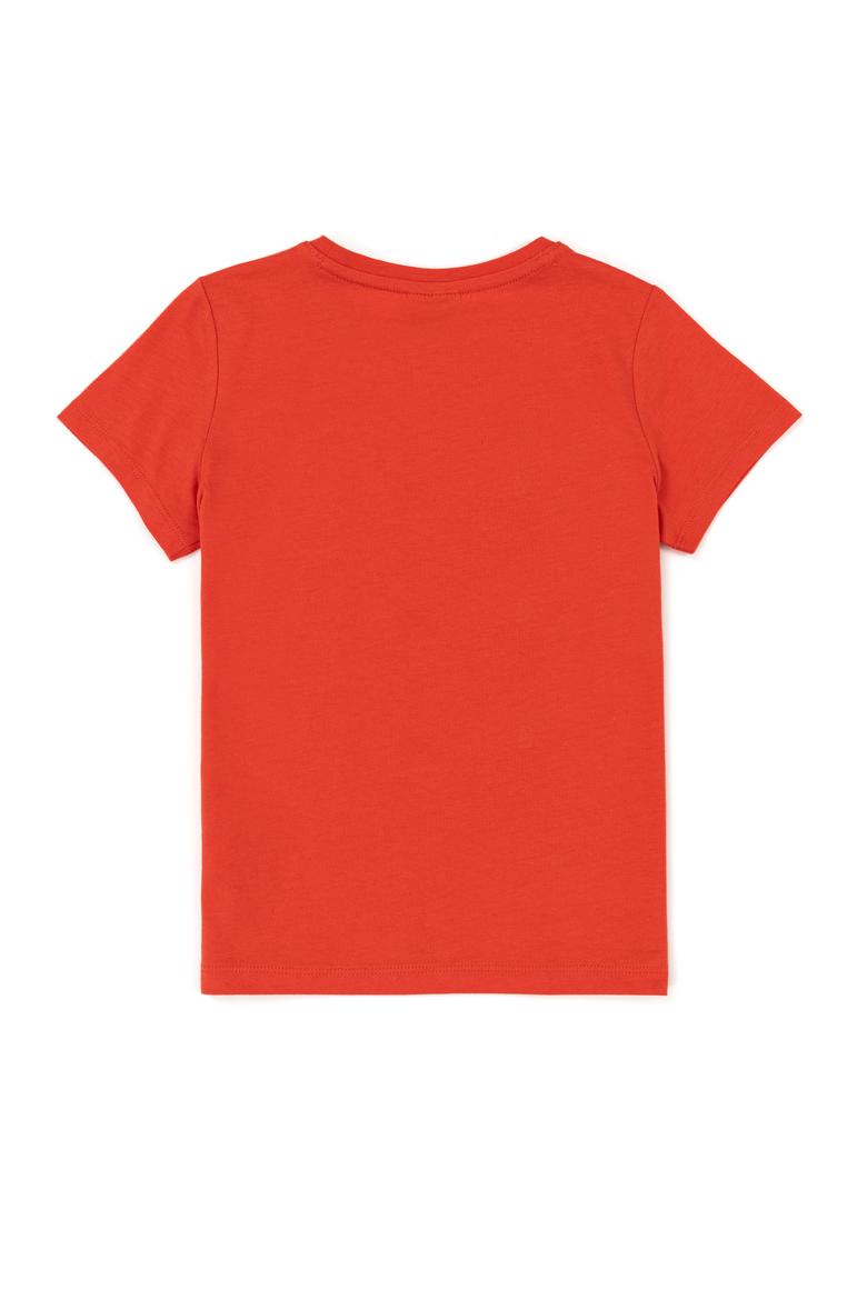 Çocuk Kırmızı Bisiklet Yaka Tişört - 50247353103