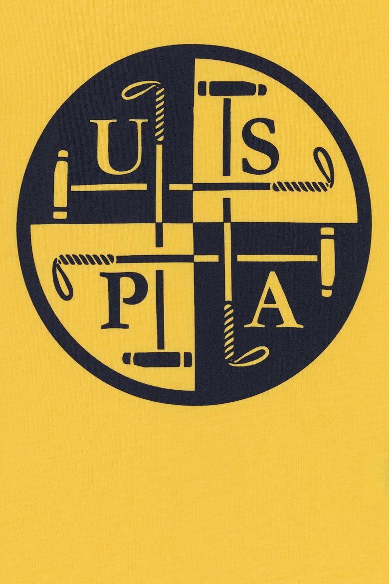 Çocuk Açık Sarı Bisiklet Yaka Tişört - 50247336042