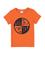 Erkek Çocuk Turuncu Bisiklet Yaka Tişört