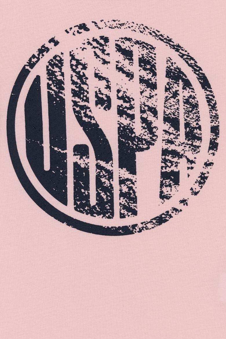 Çocuk Pudra Bisiklet Yaka Tişört - 50247353091