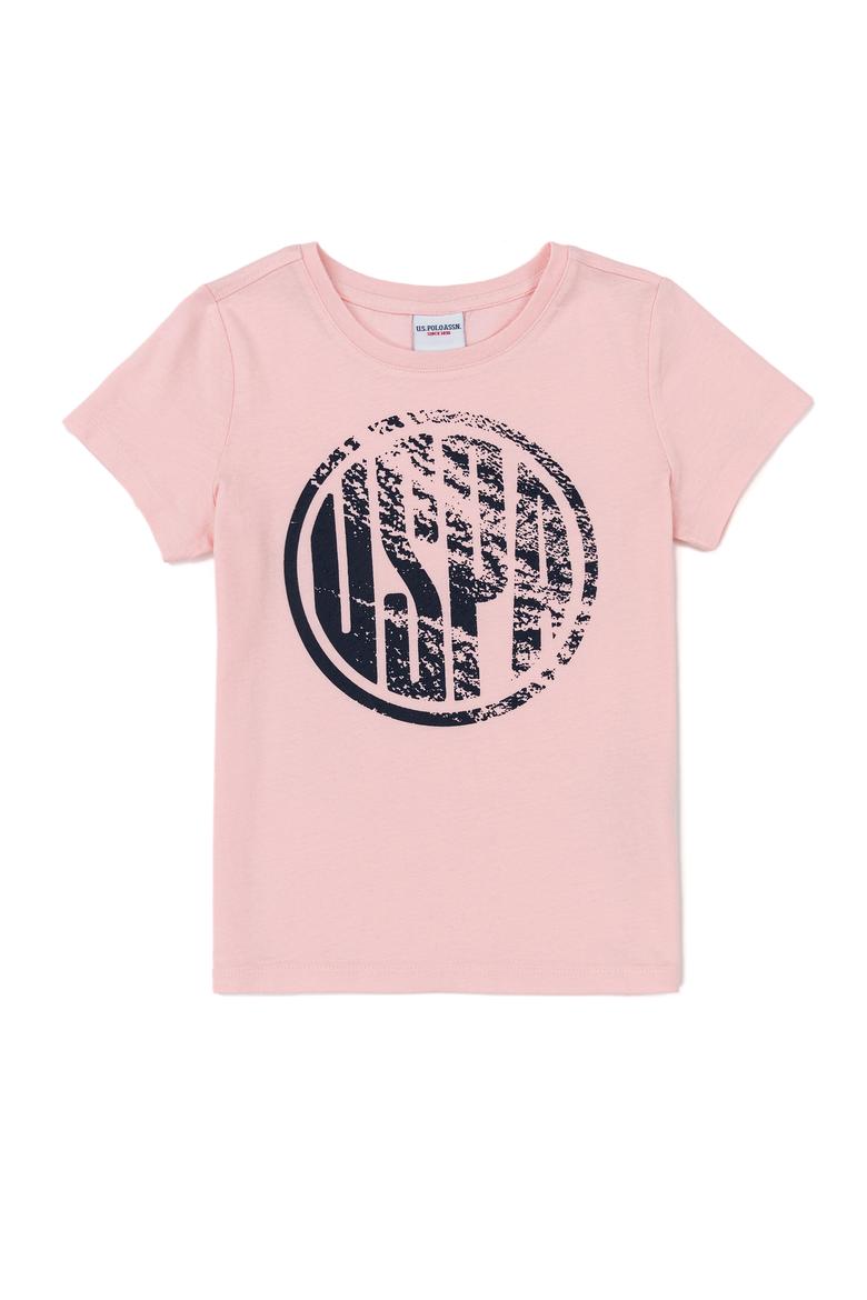 Çocuk Pudra Bisiklet Yaka Tişört - 50247353091