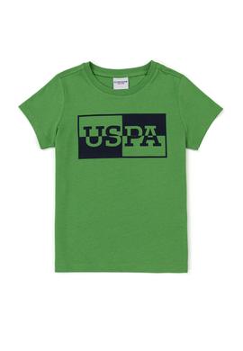 Çocuk Yeşil Bisiklet Yaka Tişört - 50247351047