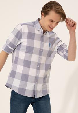 Erkek Mavi Uzun Kollu Gömlek - 50247504033