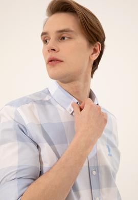 Erkek Mavi Uzun Kollu Gömlek - 50247504023