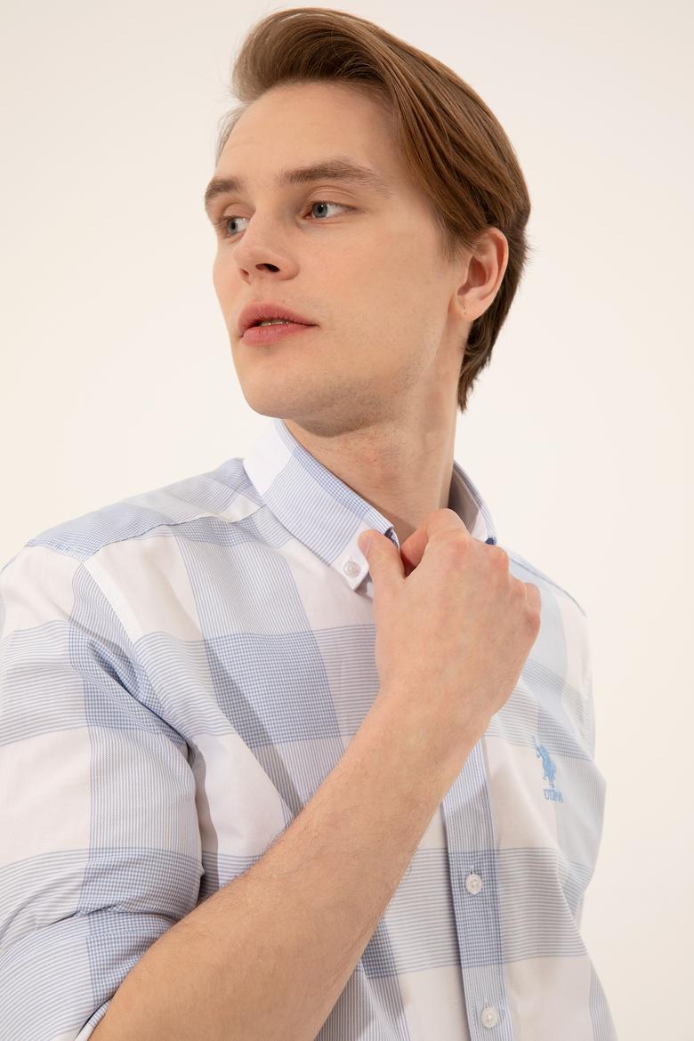 Erkek Mavi Uzun Kollu Gömlek - 50247504023
