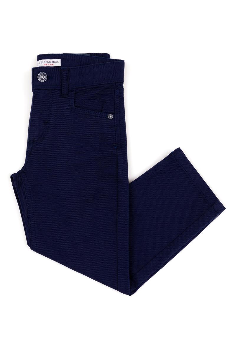 Erkek Çocuk Lacivert Kanvas Pantolon