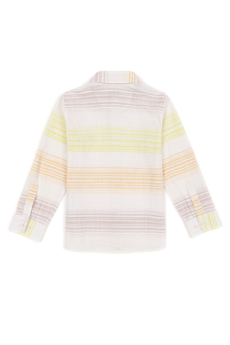 Erkek Çocuk Safran Uzun Kollu Gömlek - 50247894024