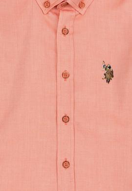 Erkek Çocuk Somon Uzun Kollu Basic Gömlek - 50247649058