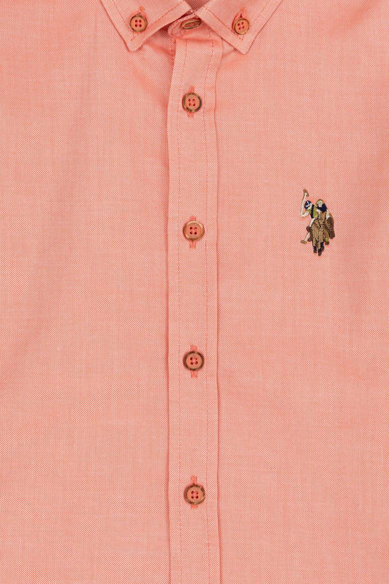 Erkek Çocuk Somon Uzun Kollu Basic Gömlek - 50247649058