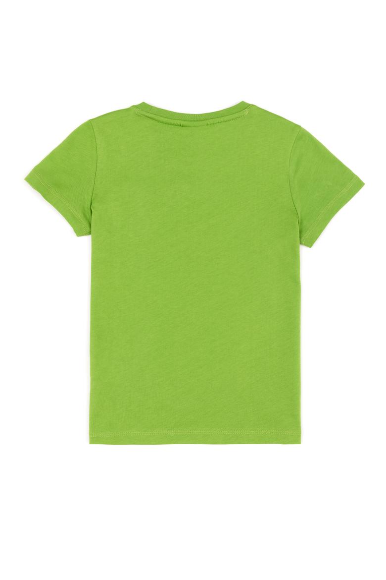 Erkek Çocuk Yeşil Bisiklet Yaka Tişört - 50248206024