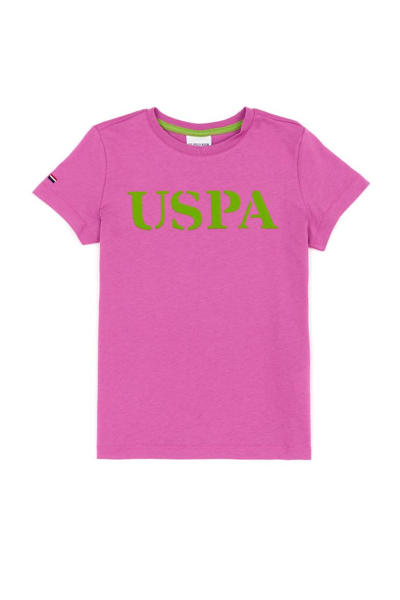 Çocuk Menekşe Bisiklet Yaka Tişört - 50248206054