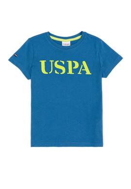 Çocuk Petrol Mavisi Bisiklet Yaka Tişört - 50248206084