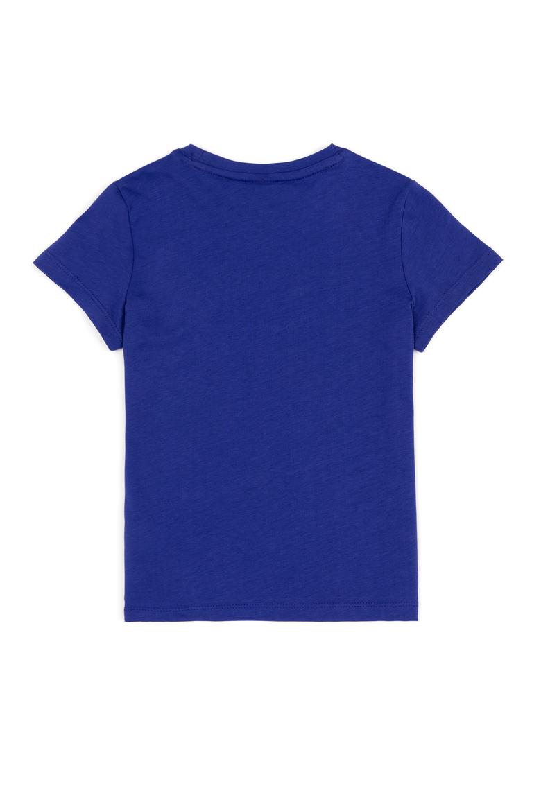Çocuk Mavi Bisiklet Yaka Tişört - 50251777170
