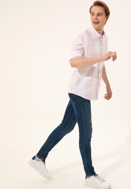 Erkek Manolya Uzun Kollu Gömlek - 50247504008