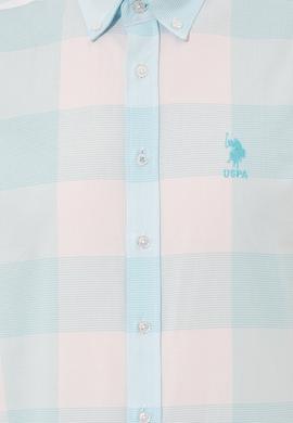 Erkek Turkuaz Uzun Kollu Gömlek - 50247504016