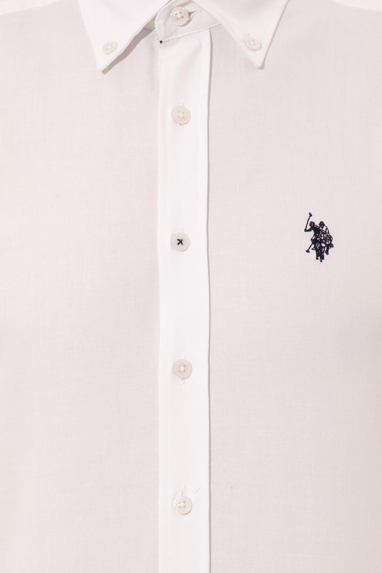 Erkek Beyaz Gömlek Uzunkol Basic - 50249521013