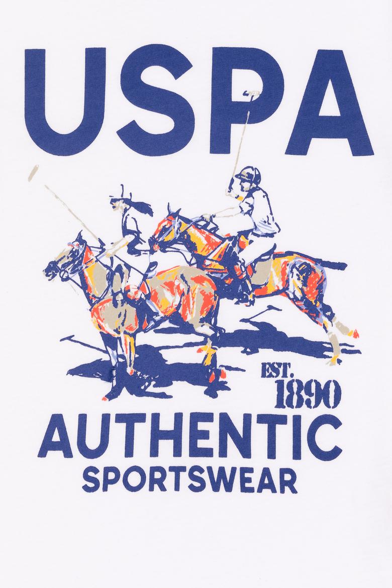 Çocuk Beyaz Bisiklet Yaka Tişört - 50246559002