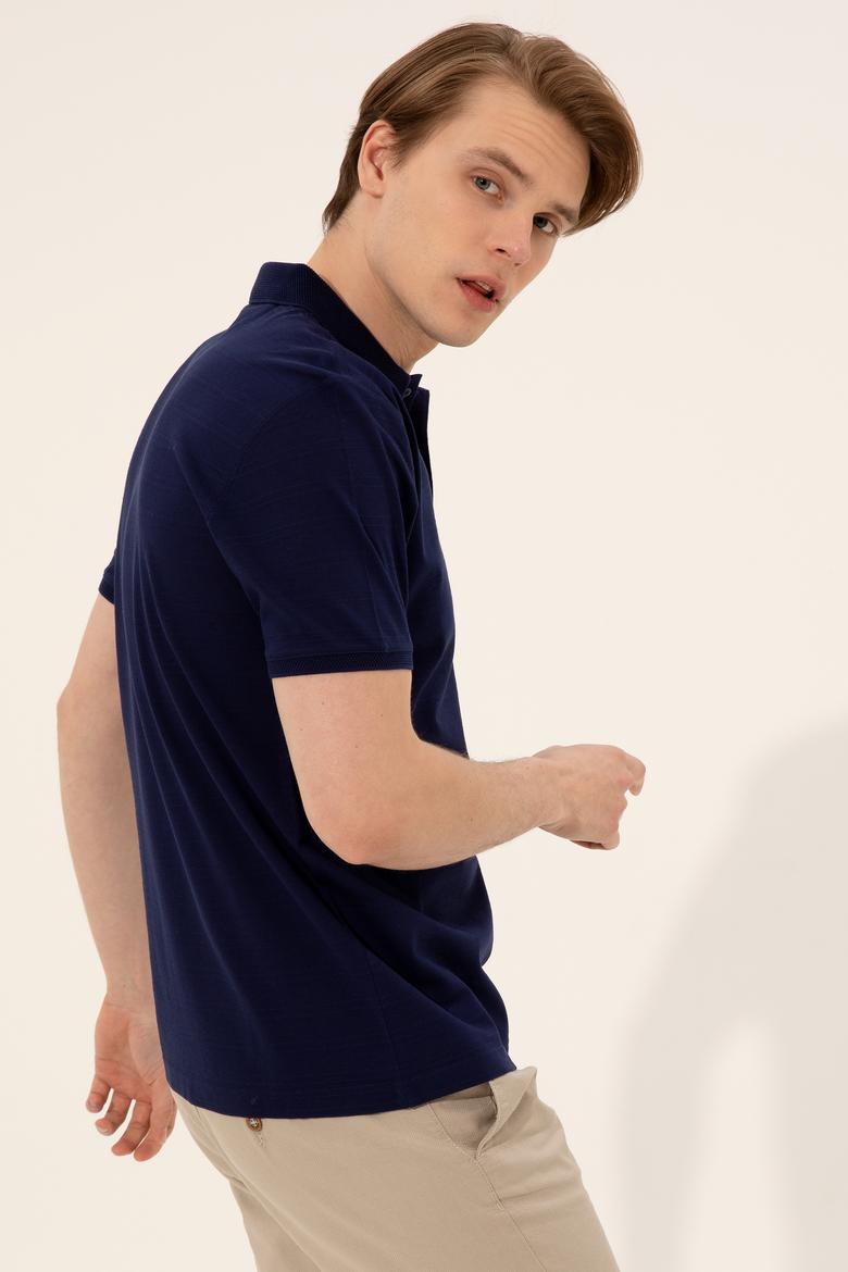 Erkek Lacivert Polo Yaka Tişört - 50248427014