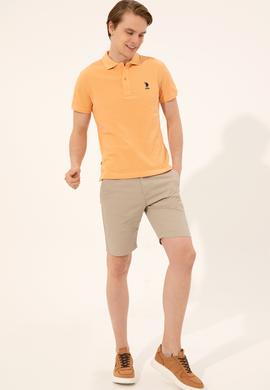 Erkek Kavun Basic Polo Yaka Tişört - 50249153347