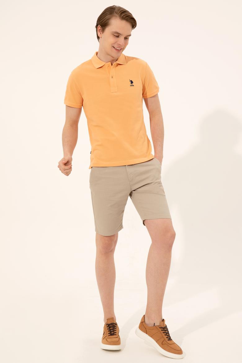 Erkek Kavun Basic Polo Yaka Tişört - 50249153347