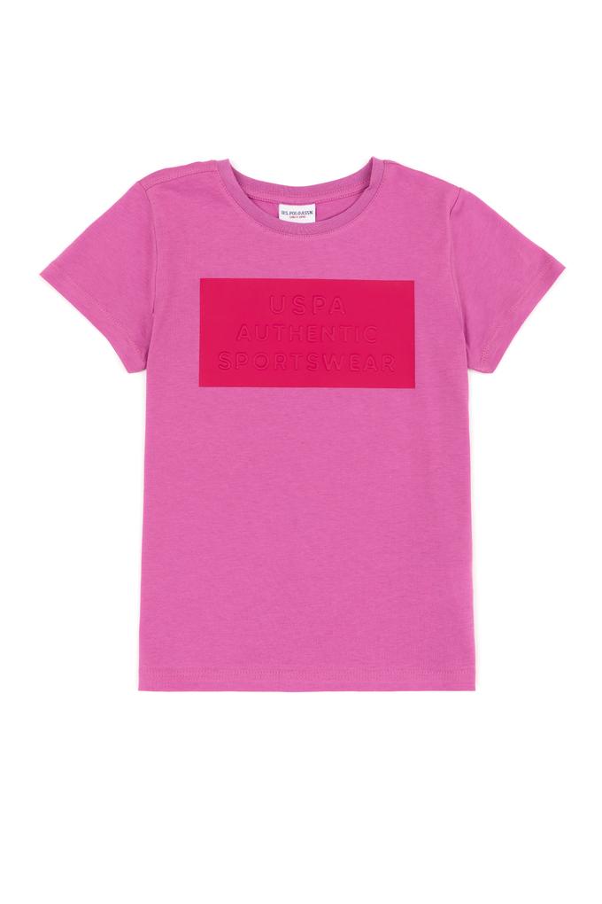 Çocuk Menekşe Bisiklet Yaka Tişört