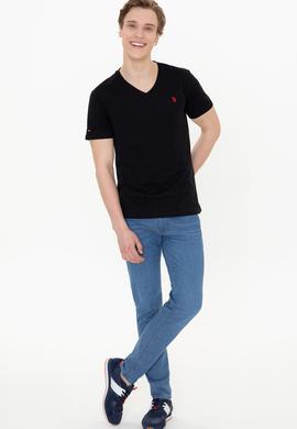 Erkek Siyah Basic Tişört - 50249151029