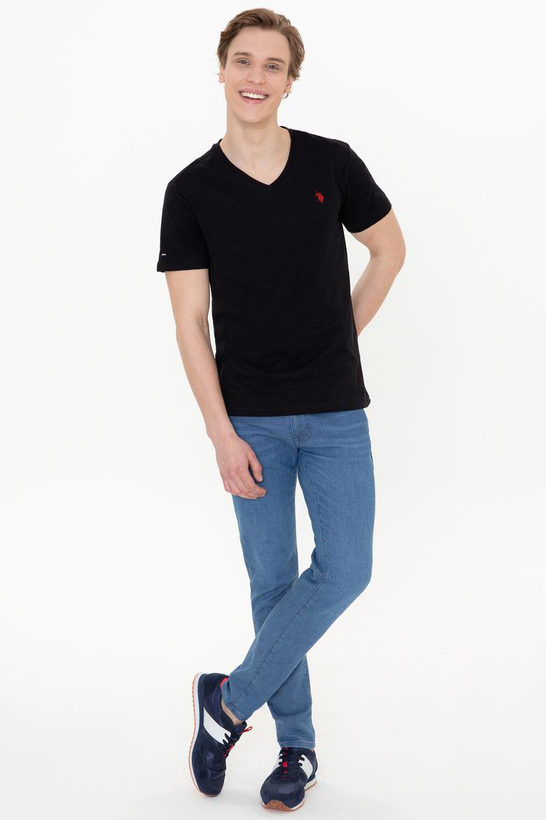 Erkek Siyah Basic Tişört - 50249151029