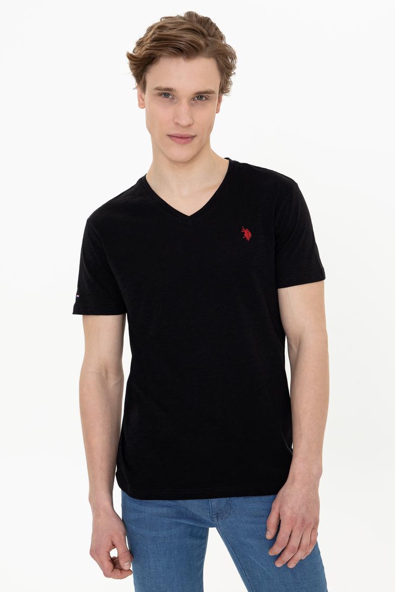 Erkek Siyah Basic Tişört