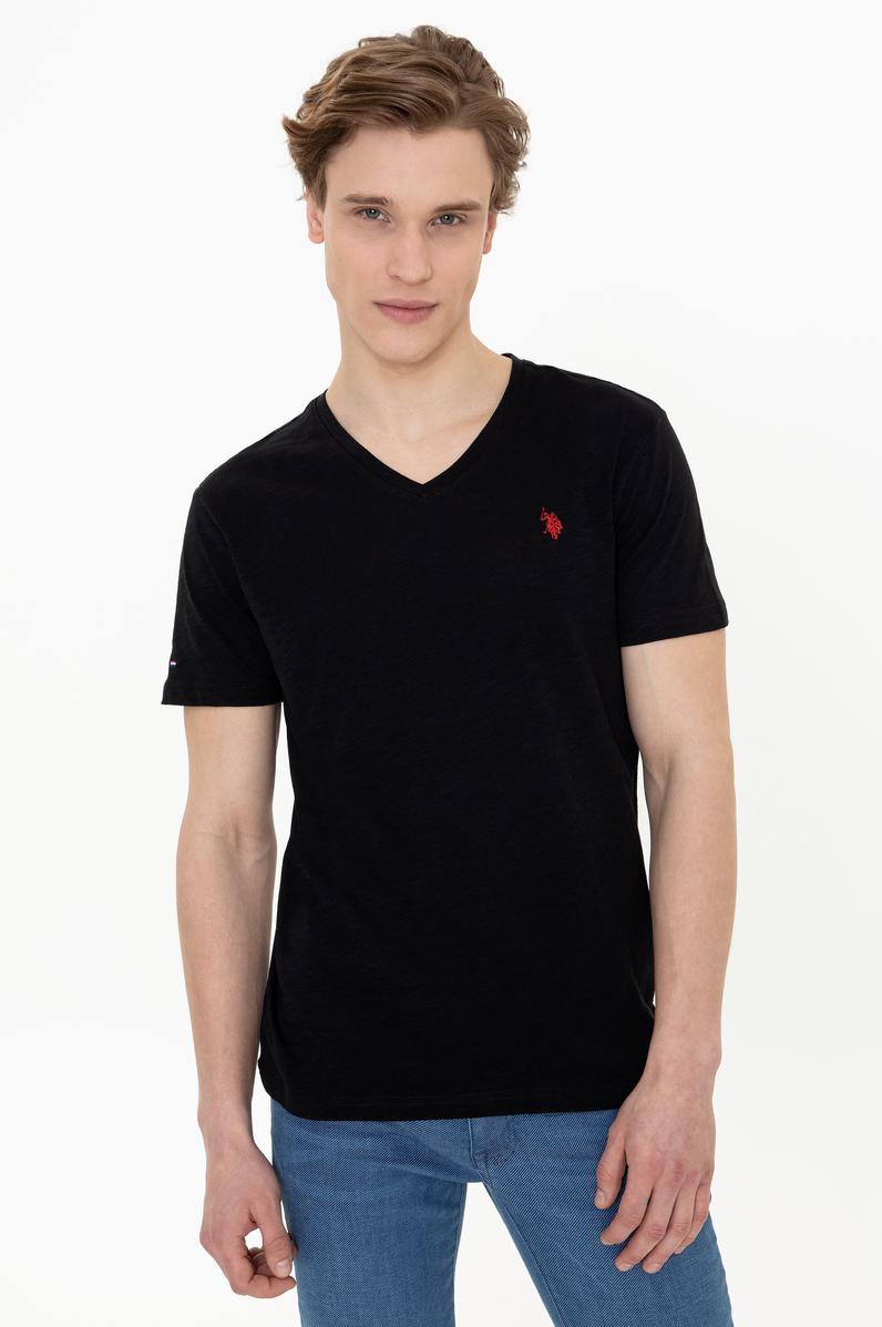 Erkek Siyah Basic Tişört