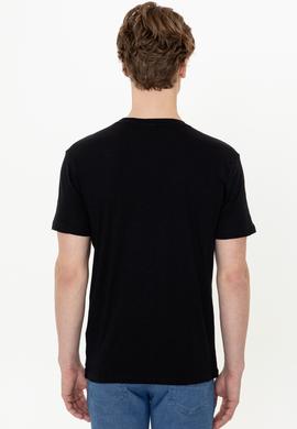 Erkek Siyah Basic Tişört - 50249151029