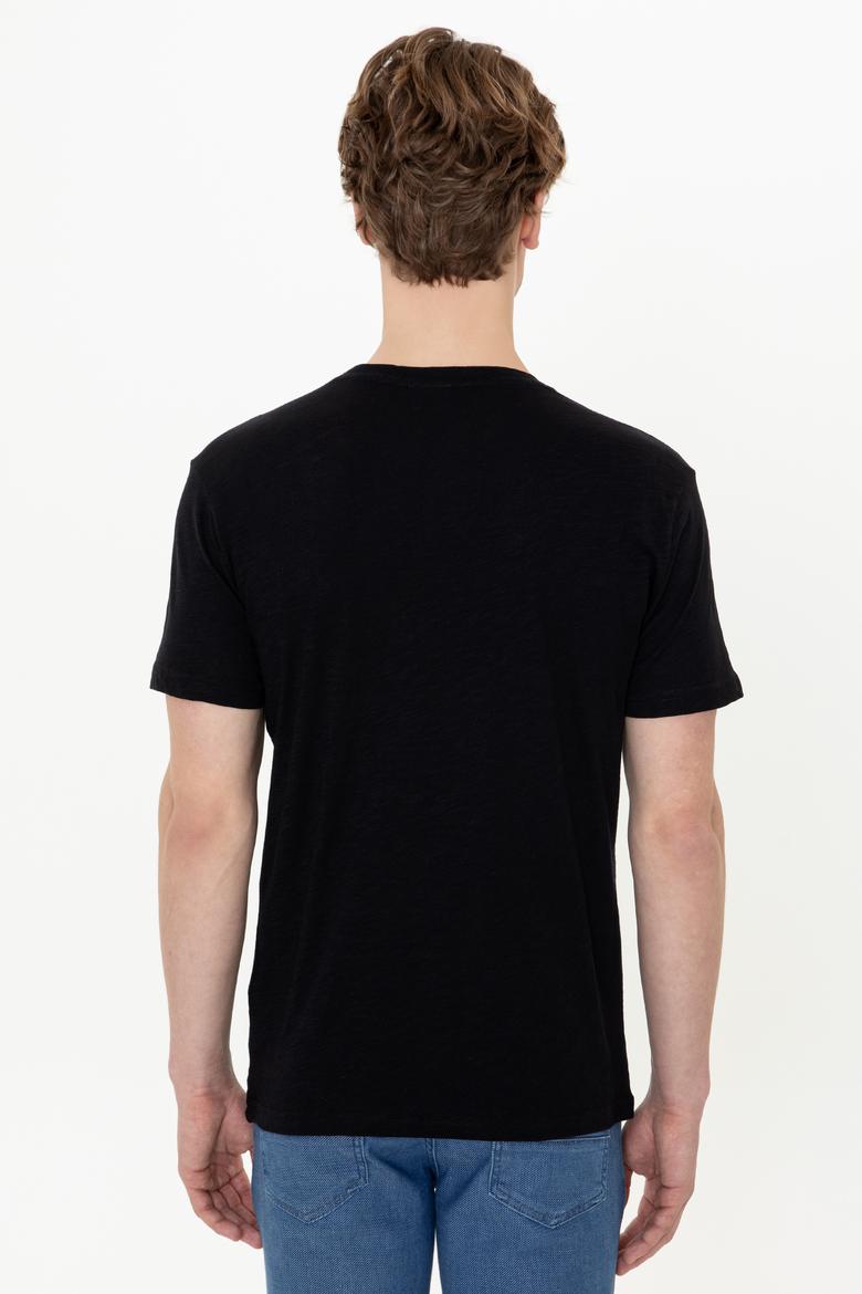 Erkek Siyah Basic Tişört - 50249151029