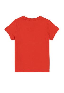Çocuk Kırmızı Bisiklet Yaka Tişört - 50247351071