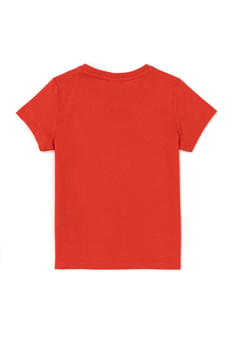 Çocuk Kırmızı Bisiklet Yaka Tişört - 50247351071