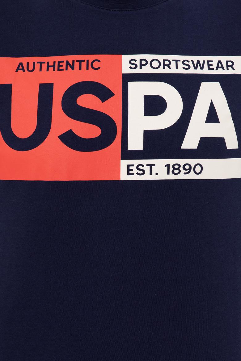 Erkek Lacivert Bisiklet Yaka T-Shirt - 50246120037