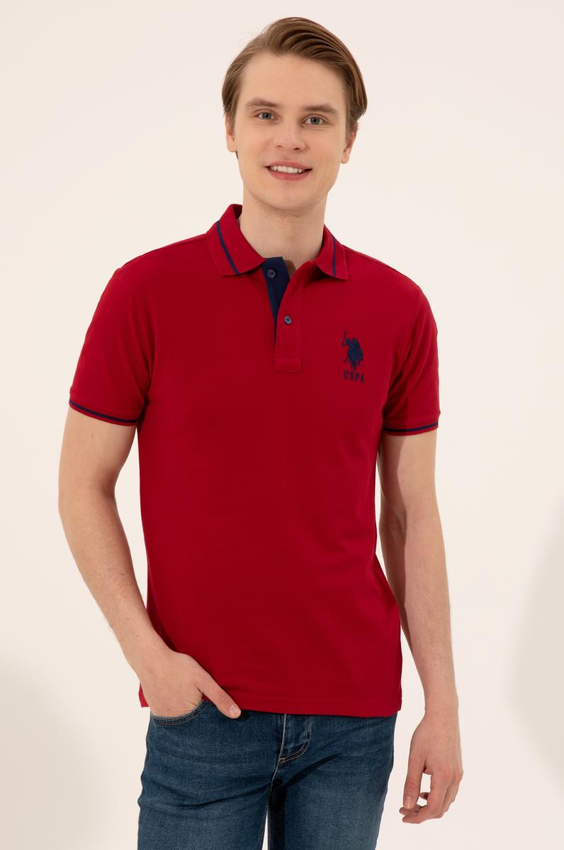 Erkek Bordo Basic Tişört