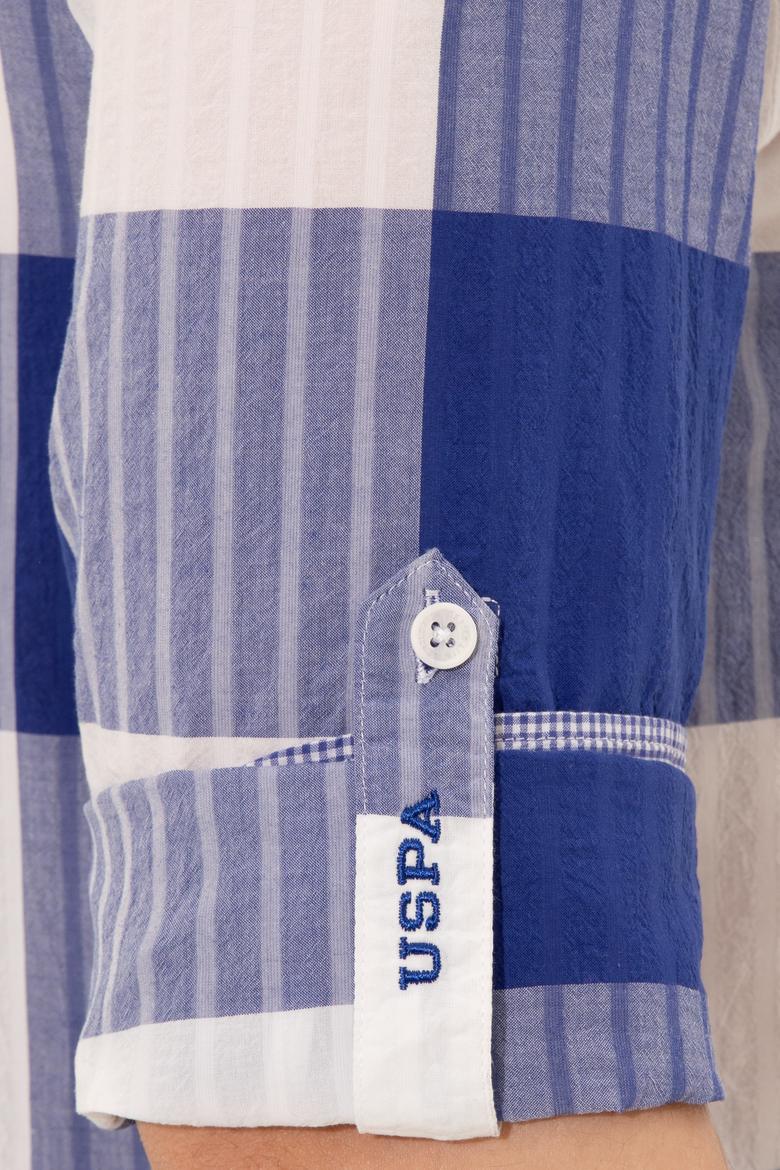 Erkek Mavi Uzun Kollu Gömlek - 50248204028